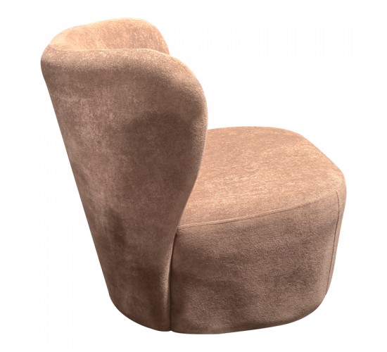 Πολυθρόνα Veridian ύφασμα σε σάπιο μήλο απόχρωση 63x70x66εκ Υλικό: Fabric-Polyester-Filling -Foam & doll cotton Frame :Plywood 392-000006