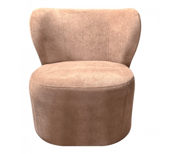 Πολυθρόνα Veridian ύφασμα σε σάπιο μήλο απόχρωση 63x70x66εκ Υλικό: Fabric-Polyester-Filling -Foam & doll cotton Frame :Plywood 392-000006