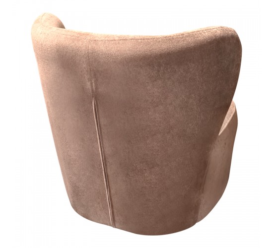 Πολυθρόνα Veridian ύφασμα σε σάπιο μήλο απόχρωση 63x70x66εκ Υλικό: Fabric-Polyester-Filling -Foam & doll cotton Frame :Plywood 392-000006