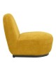 Πολυθρόνα περιστρεφόμενη Zenny υφασμα κίτρινο 64x85x68εκ Υλικό: Fabric-Polyester-Filling -Foam & doll cotton Frame :Plywood 392-000011