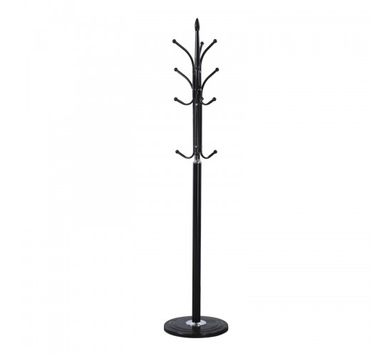 Καλόγερος Keleste μέταλλο σε μαύρη απόχρωση Φ37x175εκ Υλικό: METAL - RESIN BASE 395-000007