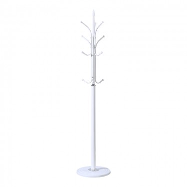 Καλόγερος Keleste μέταλλο σε λευκή απόχρωση Φ37x175εκ Υλικό: METAL - RESIN BASE 395-000008