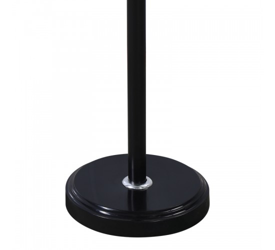 Καλόγερος Sinem μέταλλο σε μαύρη-φυσική απόχρωση Φ30x175εκ Υλικό: METAL - RESIN BASE - RESIN HOOK 395-000009