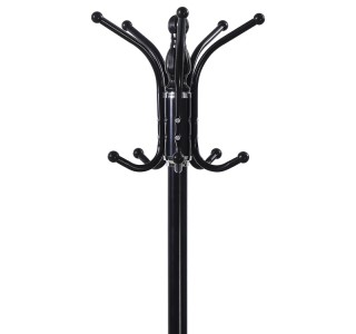 Καλόγερος Mendora μέταλλο σε μαύρη απόχρωση 40x40x180εκ Υλικό: METAL - SMALL PLASTIC PARTS 395-000012