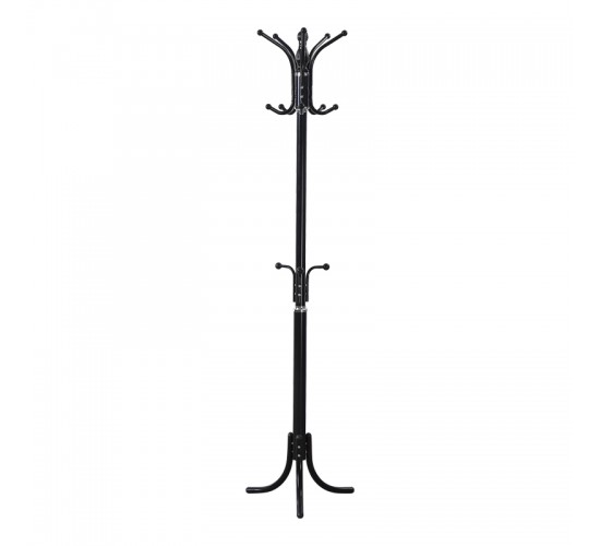 Καλόγερος Mendora μέταλλο σε μαύρη απόχρωση 40x40x180εκ Υλικό: METAL - SMALL PLASTIC PARTS 395-000012