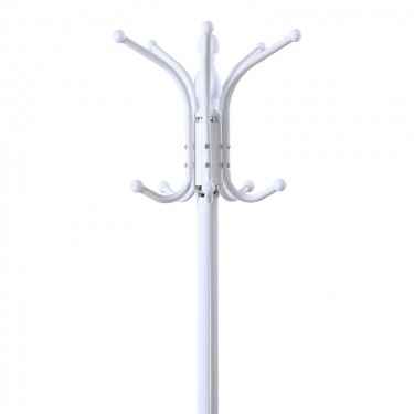 Καλόγερος Mendora μέταλλο σε λευκή απόχρωση 40x40x180εκ Υλικό: METAL - SMALL PLASTIC PARTS 395-000013