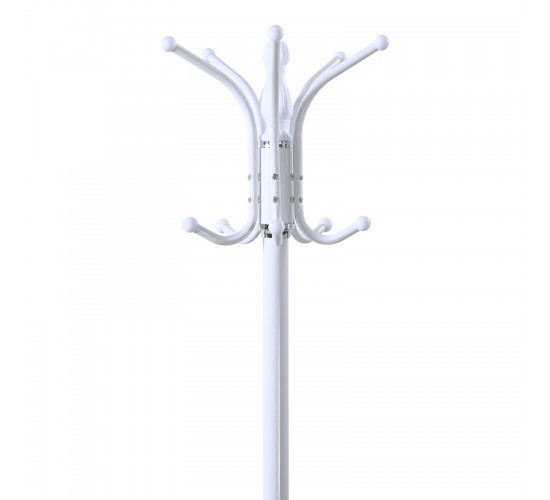 Καλόγερος Mendora μέταλλο σε λευκή απόχρωση 40x40x180εκ Υλικό: METAL - SMALL PLASTIC PARTS 395-000013