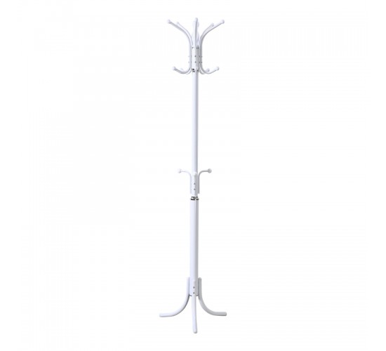 Καλόγερος Mendora μέταλλο σε λευκή απόχρωση 40x40x180εκ Υλικό: METAL - SMALL PLASTIC PARTS 395-000013