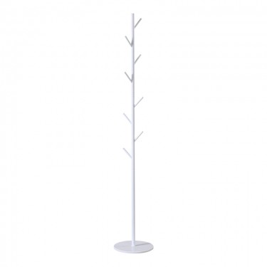 Καλόγερος Tebera μέταλλο σε λευκή απόχρωση Φ30x170εκ Υλικό: METAL - ARTIFICIAL STONE 395-000019