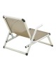 Καρεκλάκι παραλίας Plazo αλουμίνιο-textilene σε μπεζ απόχρωση 55x70x59εκ Υλικό: TEXTILENE - ALUMINUM - PP 396-000004