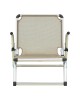 Καρεκλάκι παραλίας Plazo αλουμίνιο-textilene σε μπεζ απόχρωση 55x70x59εκ Υλικό: TEXTILENE - ALUMINUM - PP 396-000004