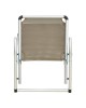 Καρεκλάκι παραλίας Plazo αλουμίνιο-textilene σε μπεζ απόχρωση 55x70x59εκ Υλικό: TEXTILENE - ALUMINUM - PP 396-000004