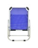Καρεκλάκι παραλίας Playa βαρέως τύπου με ψηλή πλάτη αλουμίνιο-textilene σε μπλε απόχρωση 54x72x63εκ Υλικό: TEXTILENE - ALUMINUM - PP 396-000005
