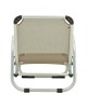 Καρεκλάκι παραλίας Playa βαρέως τύπου με ψηλή πλάτη αλουμίνιο-textilene σε μπεζ απόχρωση 54x72x63εκ Υλικό: TEXTILENE - ALUMINUM - PP 396-000006