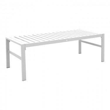 Σαλόνι Gardenly Ι σετ 4τμχ αλουμίνιο σε λευκή απόχρωση με γκρι-μπεζ μαξιλάρια Υλικό: Alu frame. Polyester 401-000005