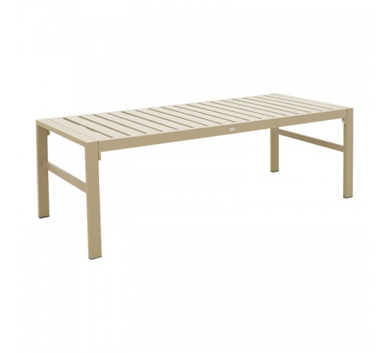 Σαλόνι Gardenly Ι σετ 4τμχ αλουμίνιο σε απόχρωση cappuccino με γκρι-μπεζ μαξιλάρια Υλικό: Alu frame. Polyester 401-000006