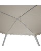 Κιόσκι Gazebo μεταλλικός σκελετός - ύφασμα μπεζ 3x3m Υλικό: Steel.polyester 401-000007