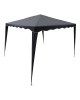 Κιόσκι Gazebo μεταλλικός σκελετός - ύφασμα ανθρακί 3x3m Υλικό: Steel.polyester 401-000008