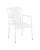 Πολυθρόνα Vista στοιβαζόμενη αλουμίνιο σε λευκή απόχρωση 62x60x84εκ Υλικό: .Alum size:Ø25*1.1mm. 22*1.1 Surface 404-000006