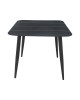Τραπέζι Vista αλουμίνιο σε ανθρακί απόχρωση 80x80x72εκ Υλικό: Alum size:Ø42*1.0mm 40*20*1.2 15*15*1.0 mm 404-000036