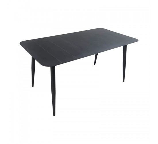 Τραπέζι Vista αλουμίνιο σε ανθρακί απόχρωση 120x70x72εκ Υλικό: Alum size:Ø42*1.0mm 40*20*1.2 15*15*1.0 mm 404-000040