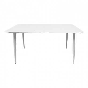 Τραπέζι Vista αλουμίνιο σε λευκη απόχρωση 150x80x72εκ Υλικό: Alum size:Ø42*1.0mm 40*20*1.2 15*15*1.0 mm 404-000042