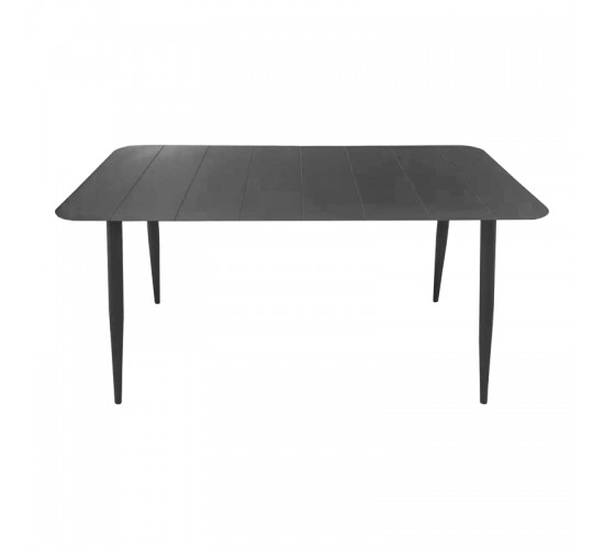 Τραπέζι Vista αλουμίνιο σε ανθρακί απόχρωση 150x80x72εκ Υλικό: Alum size:Ø42*1.0mm 40*20*1.2 15*15*1.0 mm 404-000044