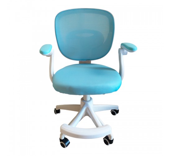 Καρέκλα γραφείου παδική Bernu ύφασμα mesh σε σιελ απόχρωση 47x56x80-90εκ Υλικό: MESH FABRIC -  PP 406-000001