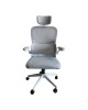 Καρέκλα γραφείου Recko ύφασμα mesh σε γκρι απόχρωση 56x62x116-125εκ Υλικό: MESH FABRIC -  PP 406-000004