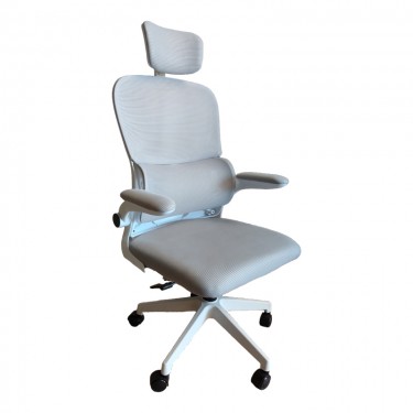 Καρέκλα γραφείου Recko ύφασμα mesh σε γκρι απόχρωση 56x62x116-125εκ Υλικό: MESH FABRIC -  PP 406-000004