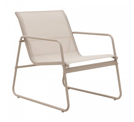 Σαλόνι εξωτερικού χώρου Veranda textilene-μέταλλο σε λευκή απόχρωση Υλικό: GLASS - TEXTILENE - STEEL 407-000004