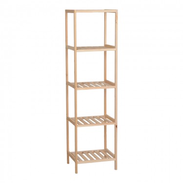 Ραφιέρα δαπέδου Zendia ξύλο ελάτου σε φυσική απόχρωση 35x30x130εκ Υλικό: FIR WOOD 408-000001