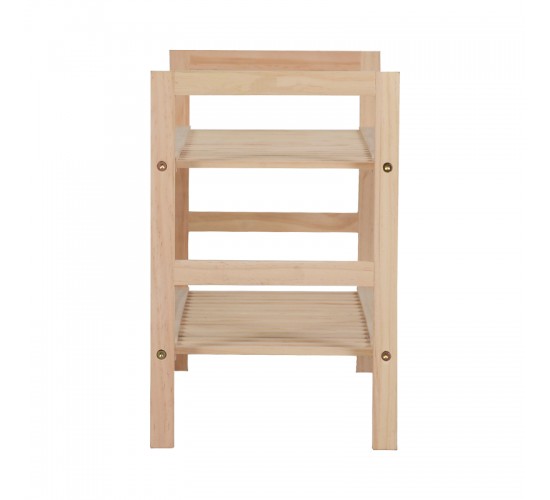 Παπουτσοθήκη Steper 8 ζευγών ξύλο ελάτου σε φυσική απόχρωση 71x26x40εκ Υλικό: FIR WOOD 408-000014