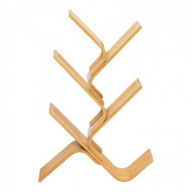 Βιβλιοθήκη Tome μπαμπού σε φυσική απόχρωση 63x20x92εκ Υλικό: BAMBOO 408-000018