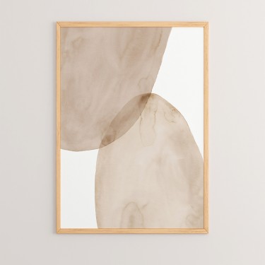 Πίνακας Leya με ψηφιακή εκτύπωση και πλαίσιο 33x1.5x48εκ Υλικό: SOLID WOOD - CARDBOARD 409-000010