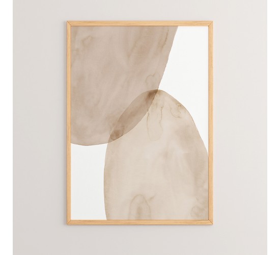 Πίνακας Leya με ψηφιακή εκτύπωση και πλαίσιο 33x1.5x48εκ Υλικό: SOLID WOOD - CARDBOARD 409-000010