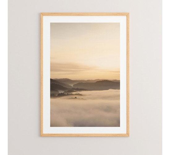 Πίνακας Montagna με ψηφιακή εκτύπωση και πλαίσιο 33x1.5x48εκ Υλικό: SOLID WOOD - CARDBOARD 409-000012
