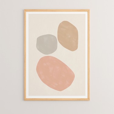 Πίνακας Sela με ψηφιακή εκτύπωση και πλαίσιο 33x1.5x48εκ Υλικό: SOLID WOOD - CARDBOARD 409-000014