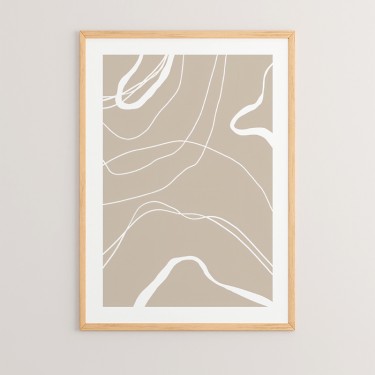 Πίνακας Grito με ψηφιακή εκτύπωση και πλαίσιο 33x1.5x48εκ Υλικό: SOLID WOOD - CARDBOARD 409-000016