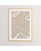 Πίνακας Grito με ψηφιακή εκτύπωση και πλαίσιο 33x1.5x48εκ Υλικό: SOLID WOOD - CARDBOARD 409-000016