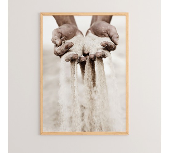 Πίνακας Ellery με ψηφιακή εκτύπωση και πλαίσιο 33x1.5x48εκ Υλικό: SOLID WOOD - CARDBOARD 409-000023