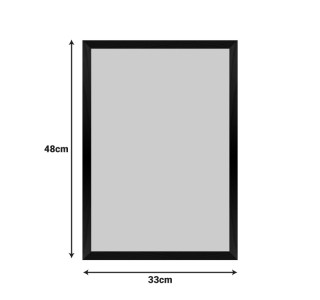 Πίνακας Berby με ψηφιακή εκτύπωση και πλαίσιο 33x1.5x48εκ Υλικό: SOLID WOOD - CARDBOARD 409-000024
