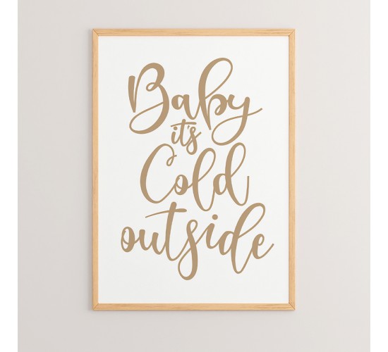 Πίνακας Berby με ψηφιακή εκτύπωση και πλαίσιο 33x1.5x48εκ Υλικό: SOLID WOOD - CARDBOARD 409-000024