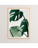Πίνακας Leafy με ψηφιακή εκτύπωση και πλαίσιο 33x1.5x48εκ Υλικό: SOLID WOOD - CARDBOARD 409-000031