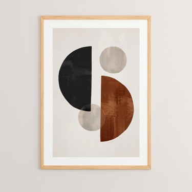 Πίνακας Cana με ψηφιακή εκτύπωση και πλαίσιο 33x1.5x48εκ Υλικό: SOLID WOOD - CARDBOARD 409-000036