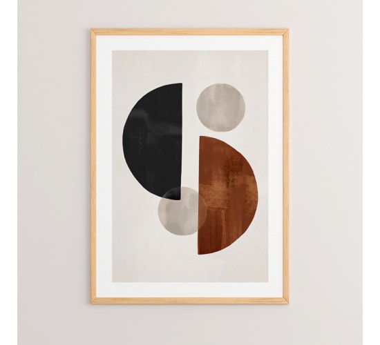 Πίνακας Cana με ψηφιακή εκτύπωση και πλαίσιο 33x1.5x48εκ Υλικό: SOLID WOOD - CARDBOARD 409-000036