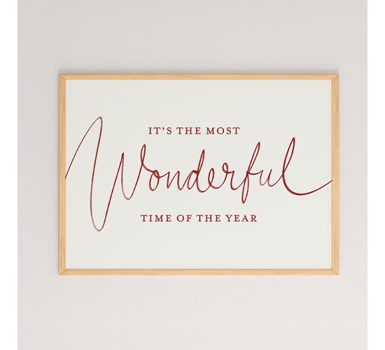 Πίνακας Fulte με ψηφιακή εκτύπωση και πλαίσιο 48x1.5x33εκ Υλικό: SOLID WOOD - CARDBOARD 409-000042