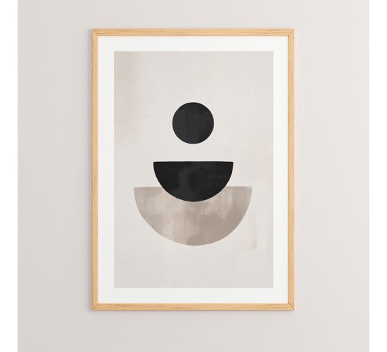 Πίνακας Blener με ψηφιακή εκτύπωση και πλαίσιο 33x1.5x48εκ Υλικό: SOLID WOOD - CARDBOARD 409-000045