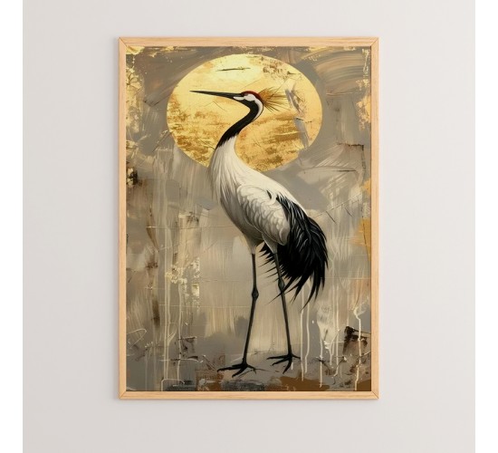 Πίνακας Krezeo με ψηφιακή εκτύπωση και πλαίσιο 33x1.5x48εκ Υλικό: SOLID WOOD - 3MM CARDBOARD PRINT 409-000053