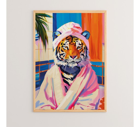 Πίνακας Olenth με ψηφιακή εκτύπωση και πλαίσιο 33x1.5x48εκ Υλικό: SOLID WOOD - 3MM CARDBOARD 409-000054